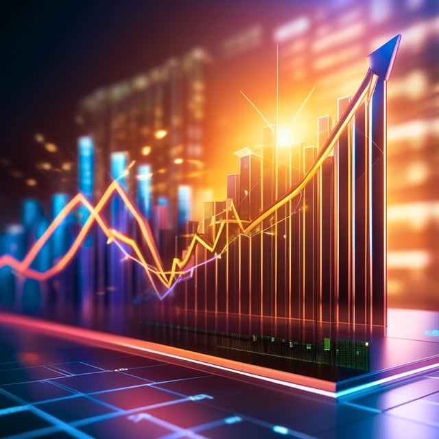 Stock market charts showing emotional market fluctuations and trends, relevant to managing stock market emotions.